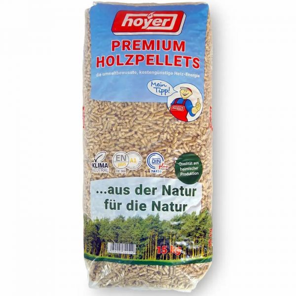 HOYER houtpellets 6mm ENplusA1, 66 x 15kg pallet